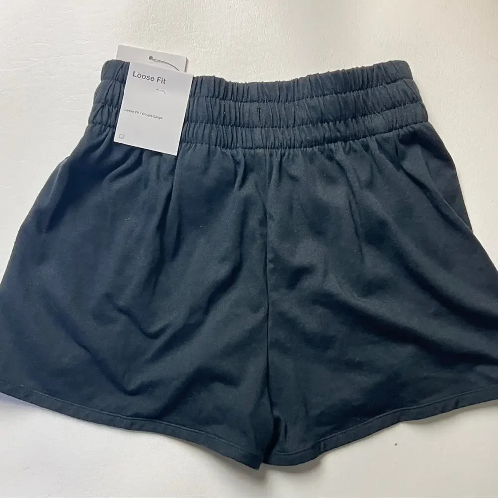 Nike Kids  Dri-Fit Training   logo Swoosh Athletic Sporty Shorts   Sz XS